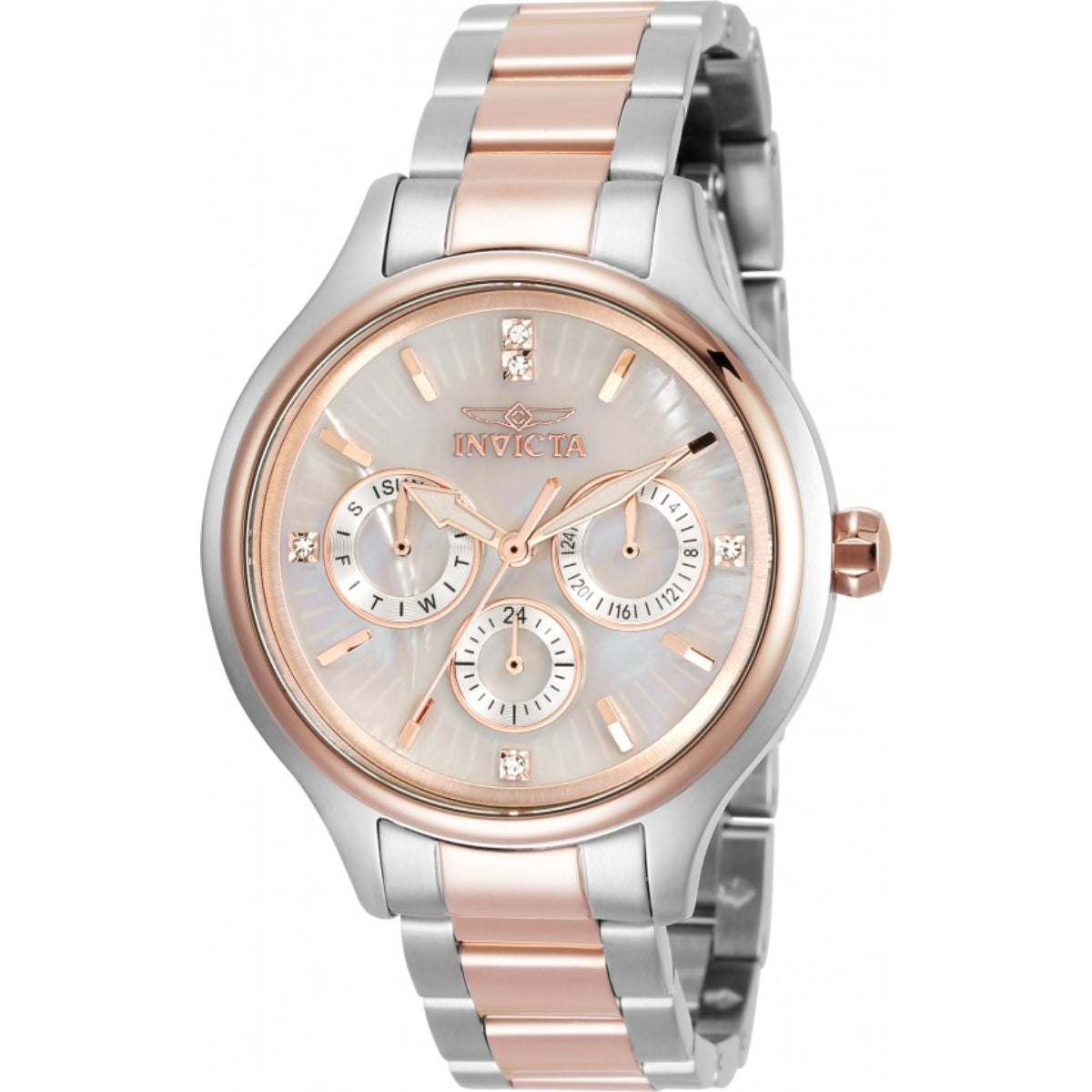 Reloj Invicta Angel Bicolor Para Mujer 38mm