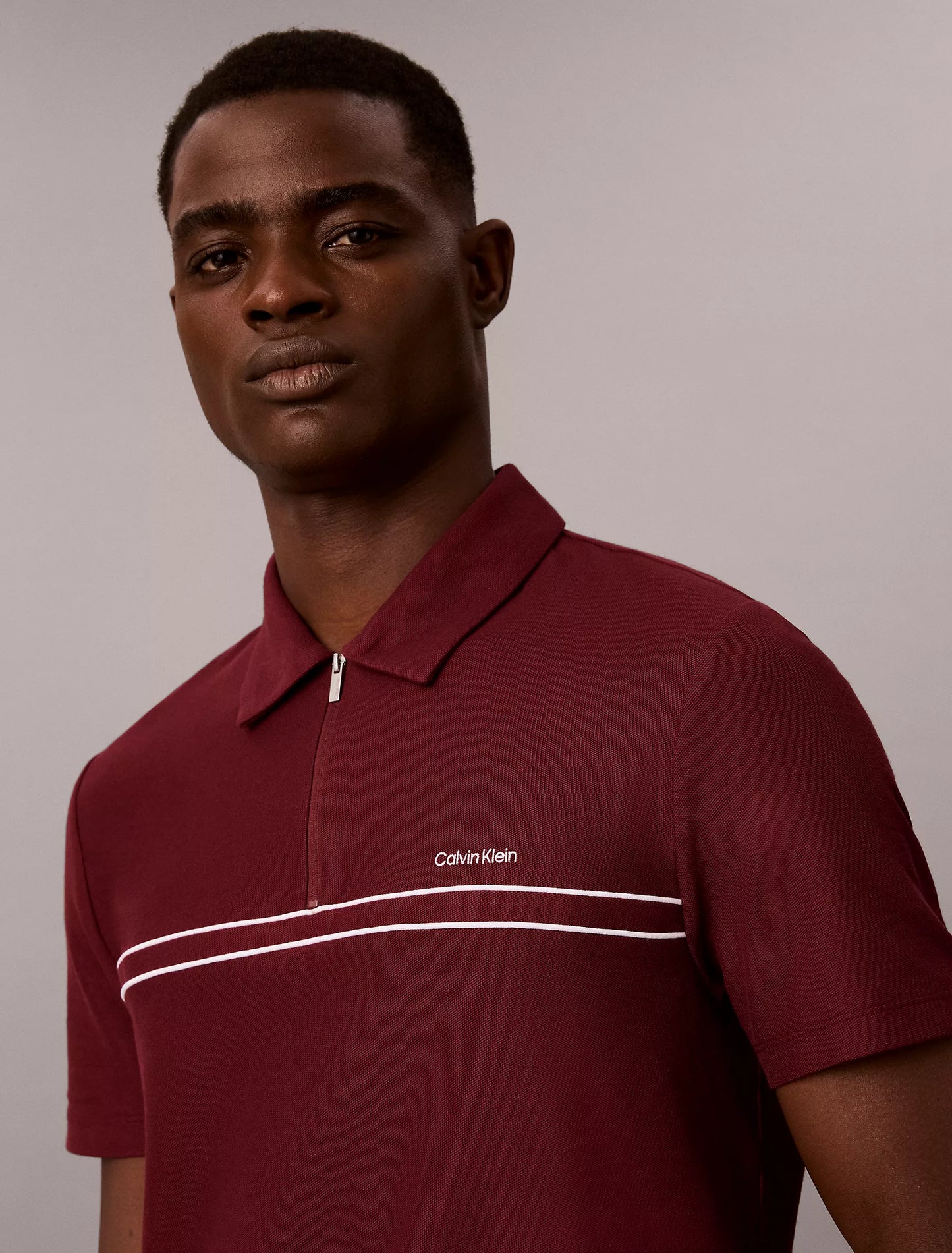 Polo Calvin Klein Con Cremallera NC
