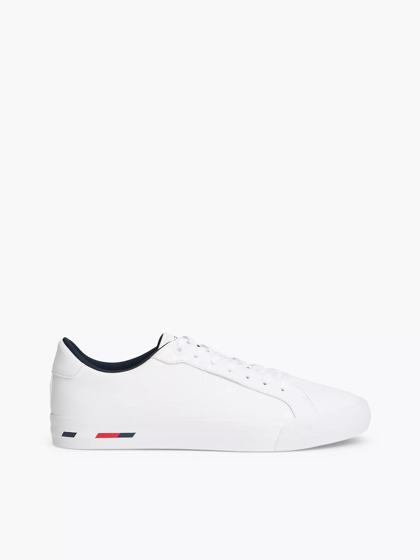 Zapatillas Tommy Hilfiger De Cuero Vulcanizado Con Estampado De Bandera NC