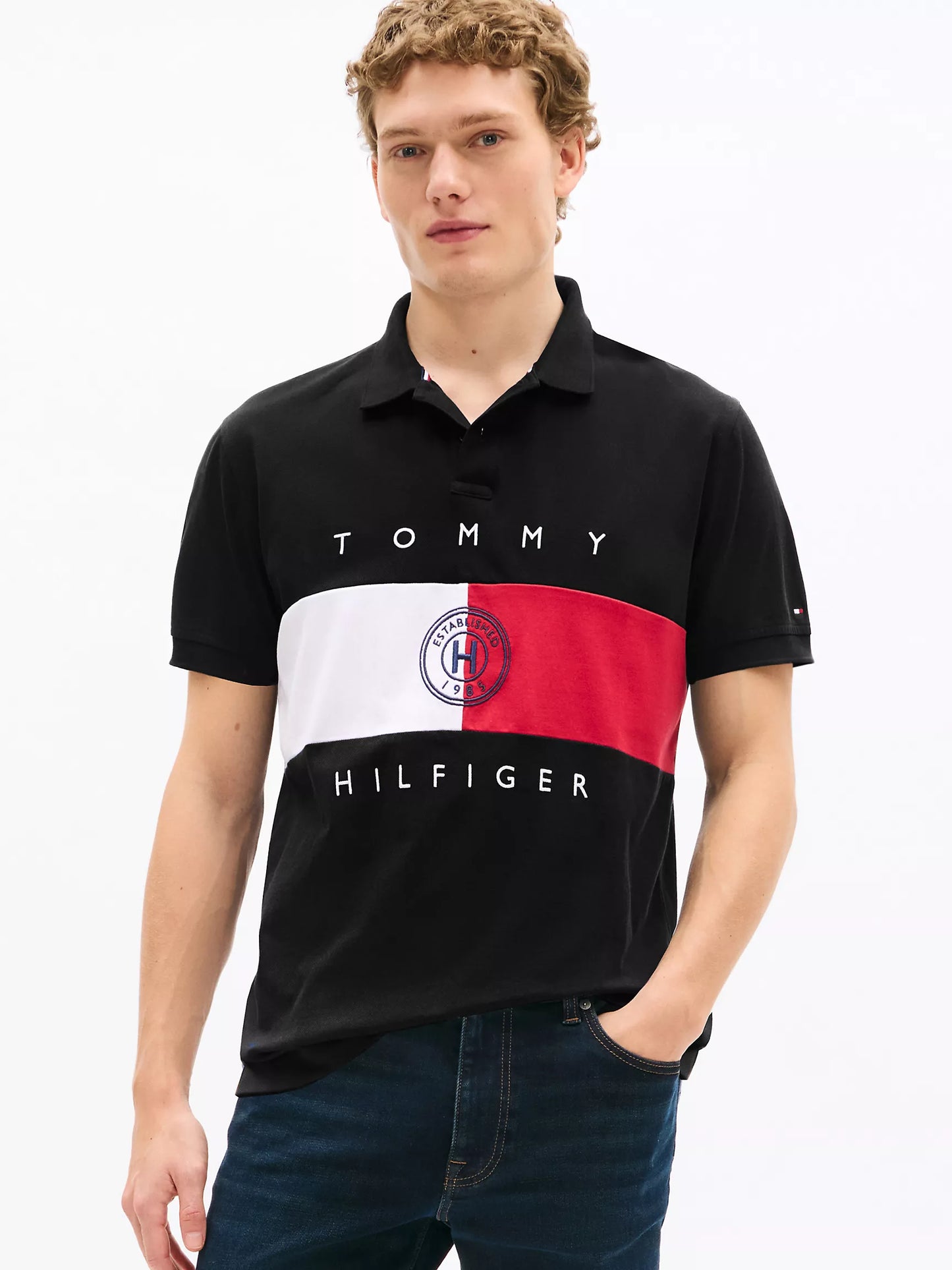 Polo Regular fit Flag Stripe Tommy Hilfiger