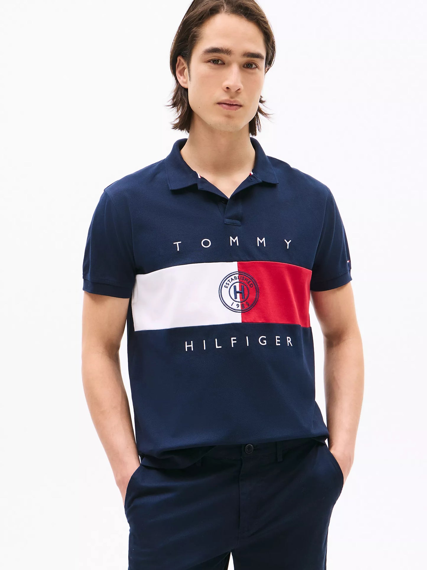 Polo Regular fit Flag Stripe Tommy Hilfiger