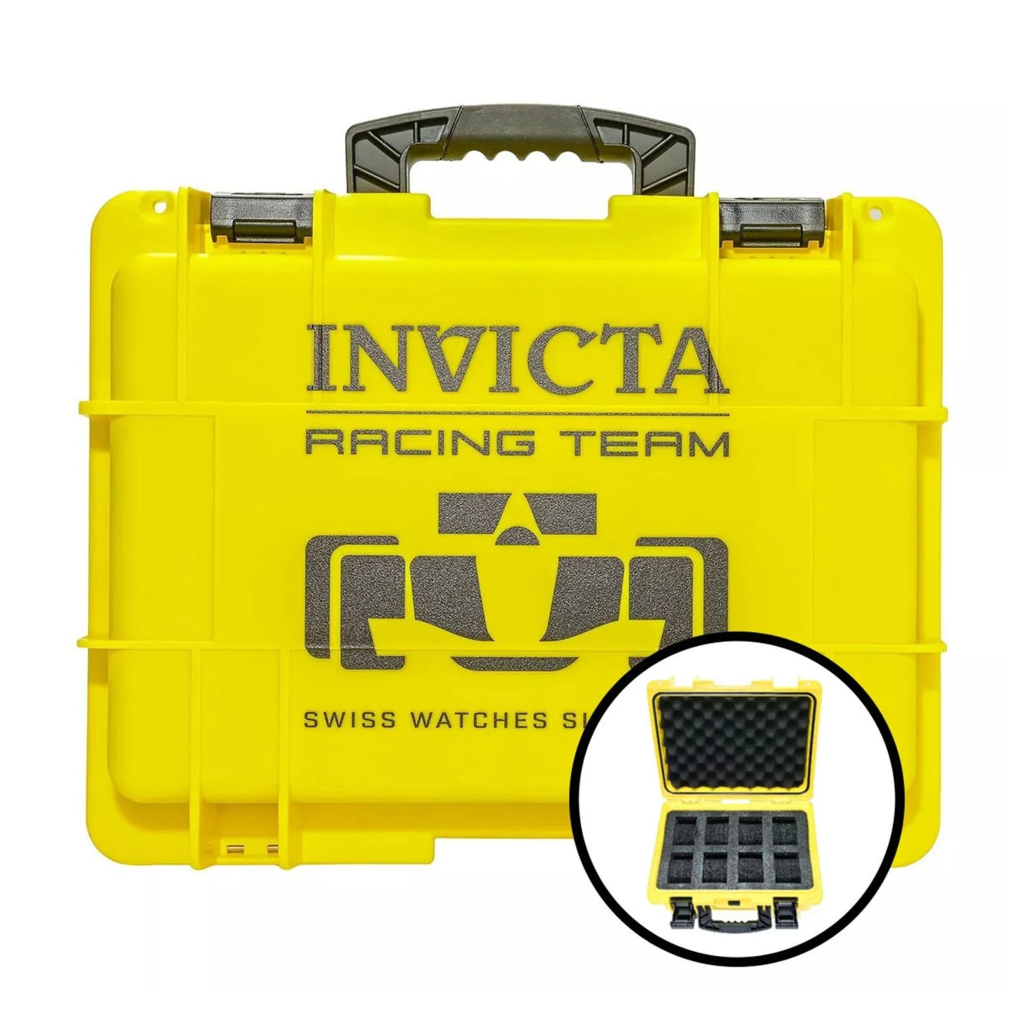 Caja de impacto invicta para 8 relojes