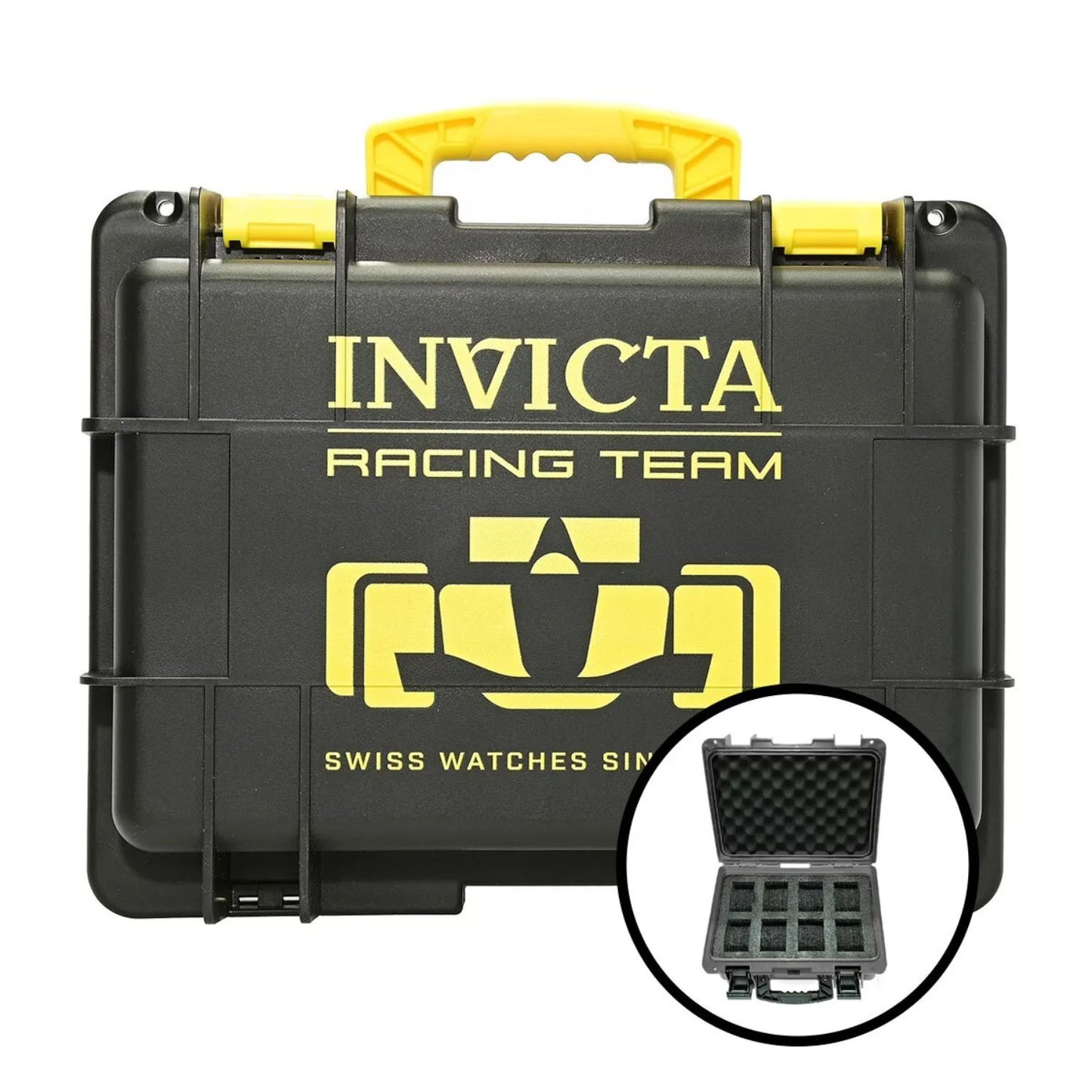 Caja de impacto invicta para 8 relojes