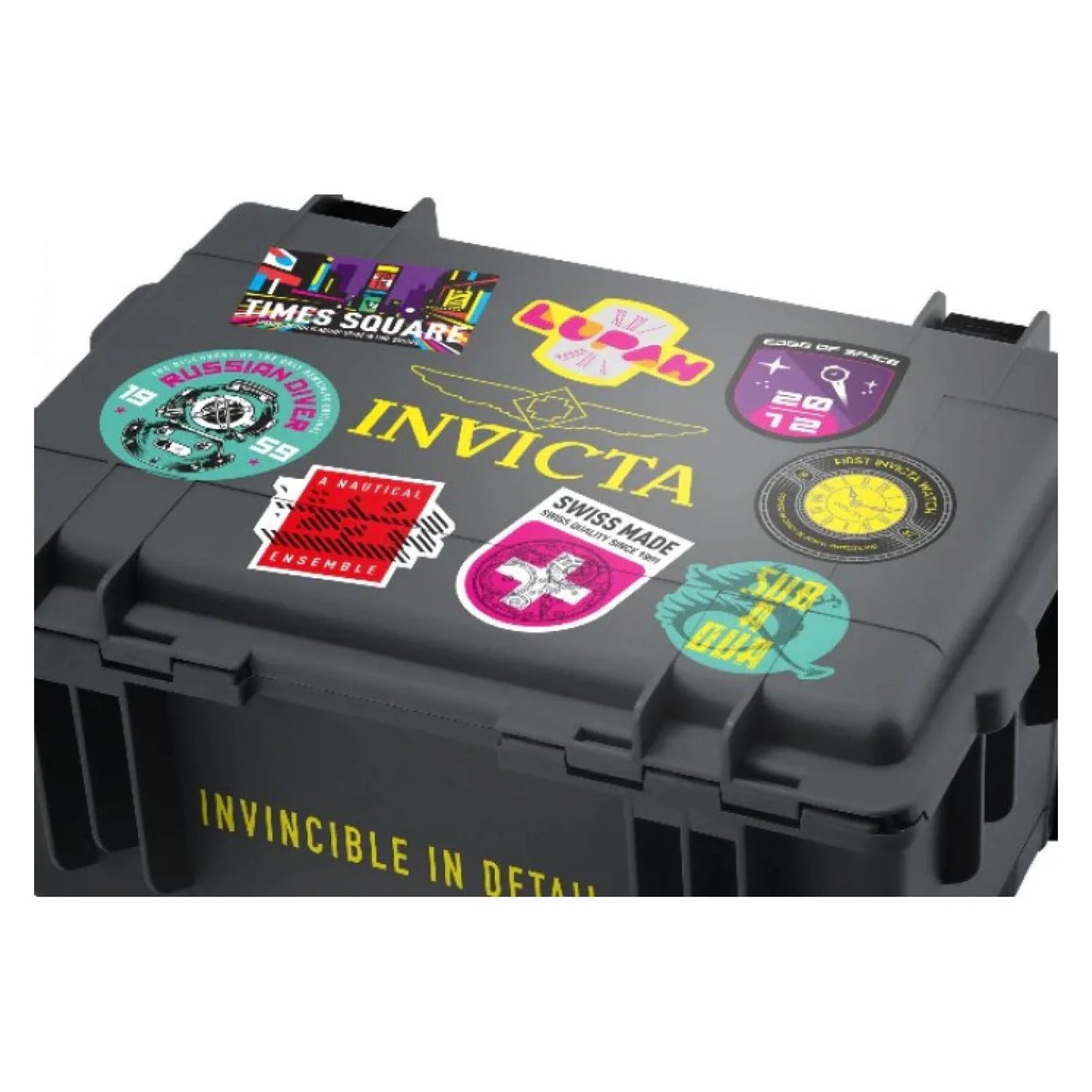 Caja de impacto invicta para 8 relojes