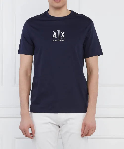 Camiseta Armani Exchange Regular Fit Azul
