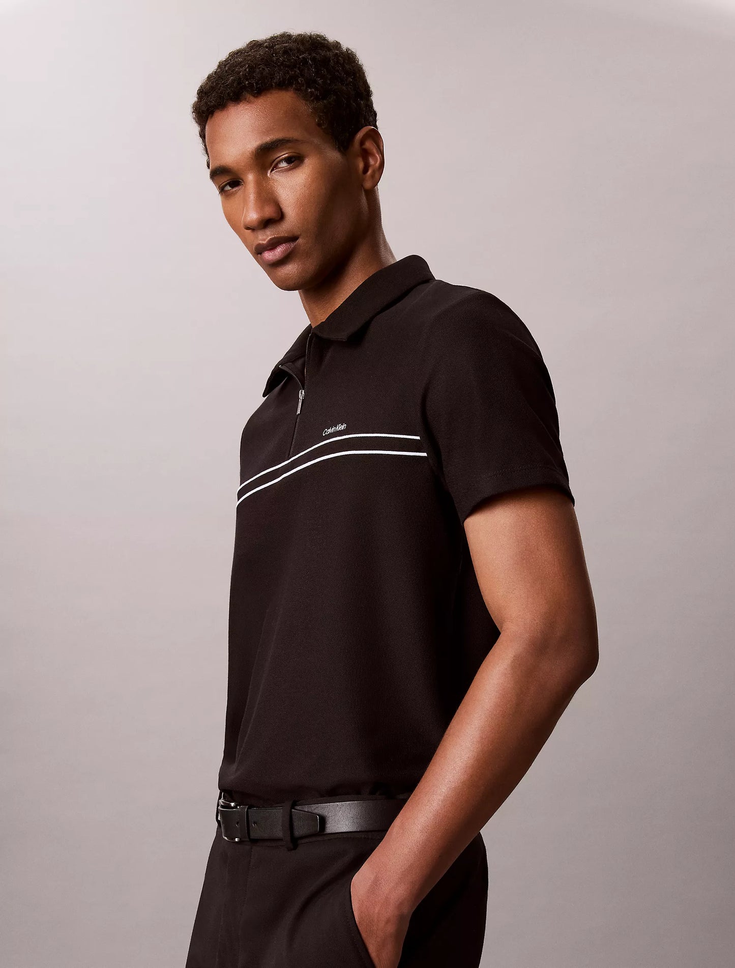 Polo Calvin Klein Con Cremallera NC
