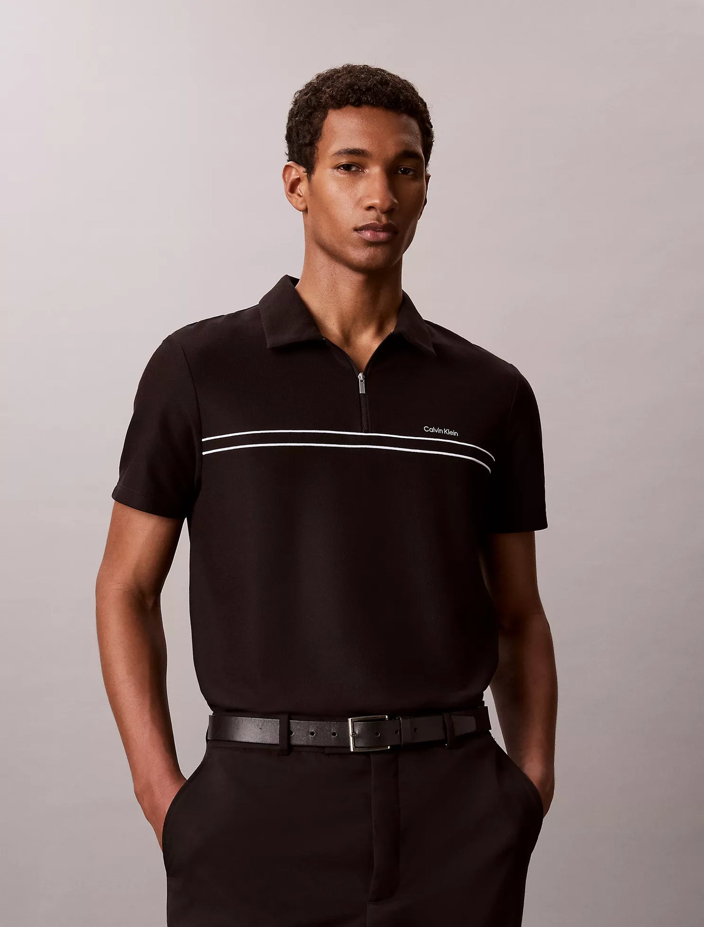 Polo Calvin Klein Con Cremallera NC