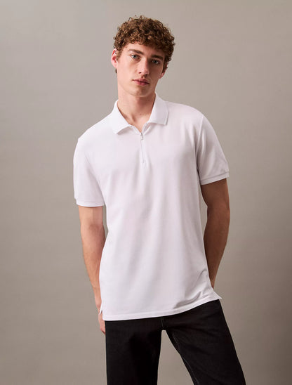 Polo Calvin Klein Tech Piqué con Cremallera NC