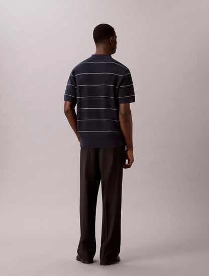 Polo Calvin klein Tejido de Algodón con Rayas NC
