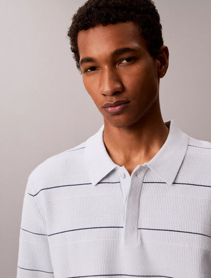 Polo Calvin klein Tejido de Algodón con Rayas NC
