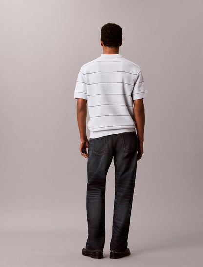 Polo Calvin klein Tejido de Algodón con Rayas NC