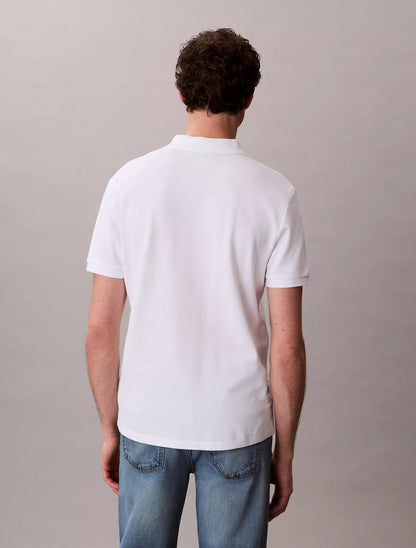 Polo Calvin Klein Clásico de Piqué de Algodón NC