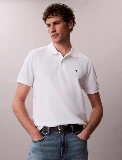 Polo Calvin Klein Clásico de Piqué de Algodón NC