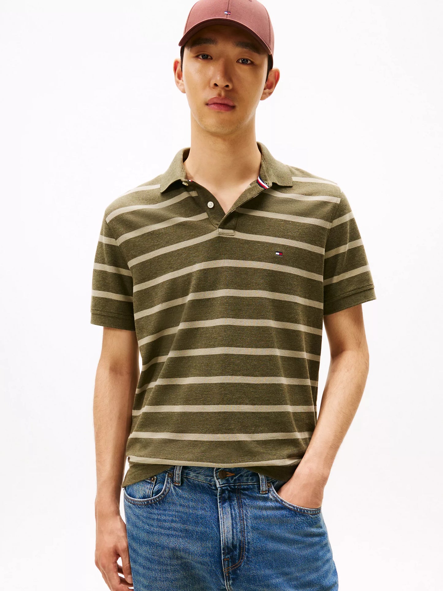 Polo de rayas Regular fit Tommy Hilfiger NC