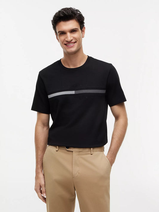 Camiseta Tommy Hilfiger Con Logo De Bandera Tonal NC