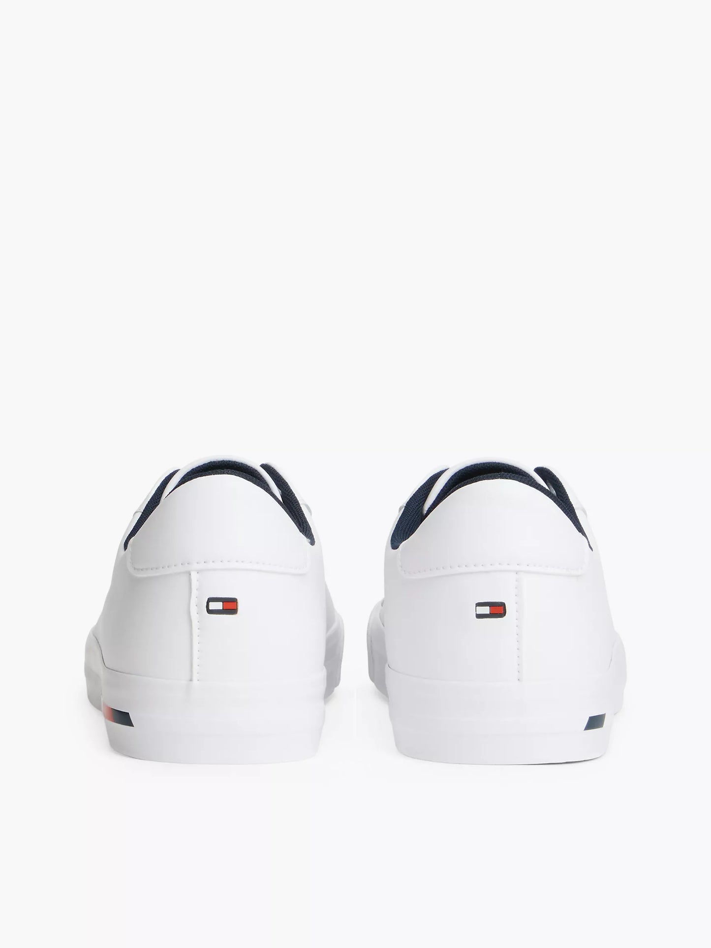 Zapatillas Tommy Hilfiger De Cuero Vulcanizado Con Estampado De Bandera NC