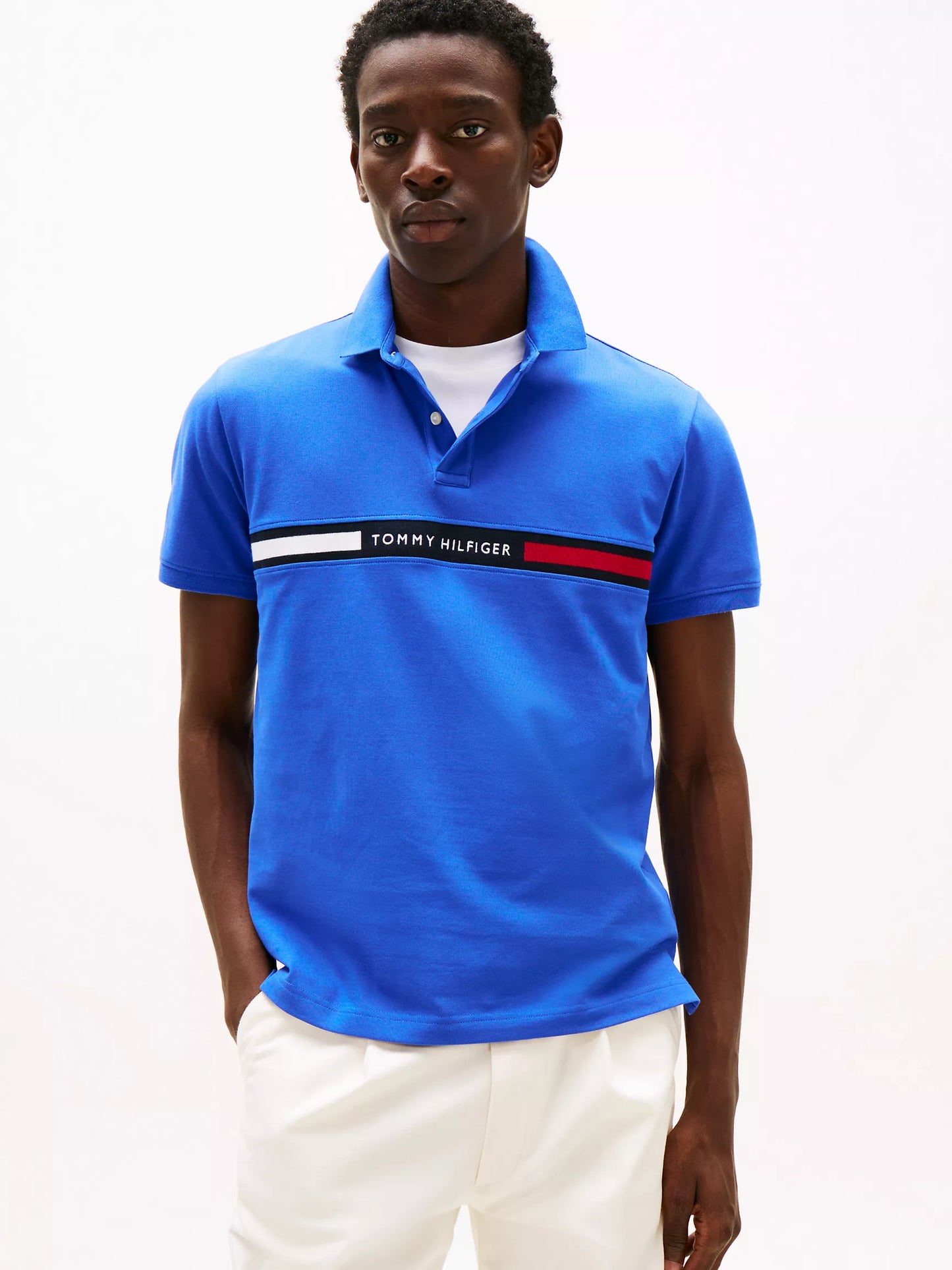 Polo Regular fit Embroidered Stripe Tommy Hilfiger