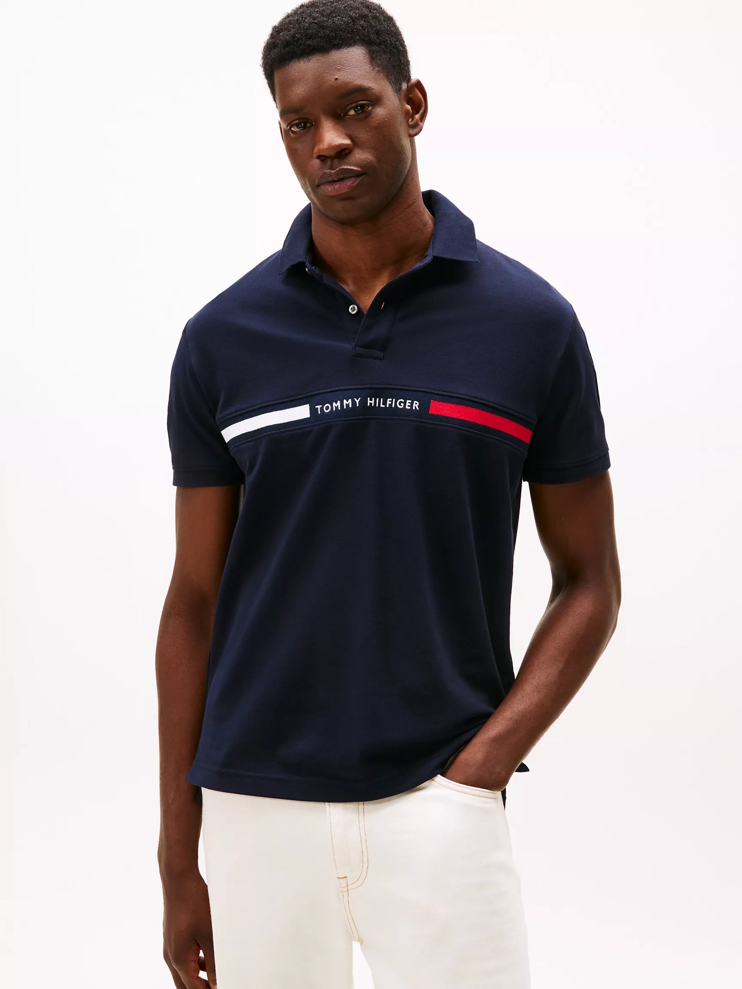 Polo Regular fit Embroidered Stripe Tommy Hilfiger