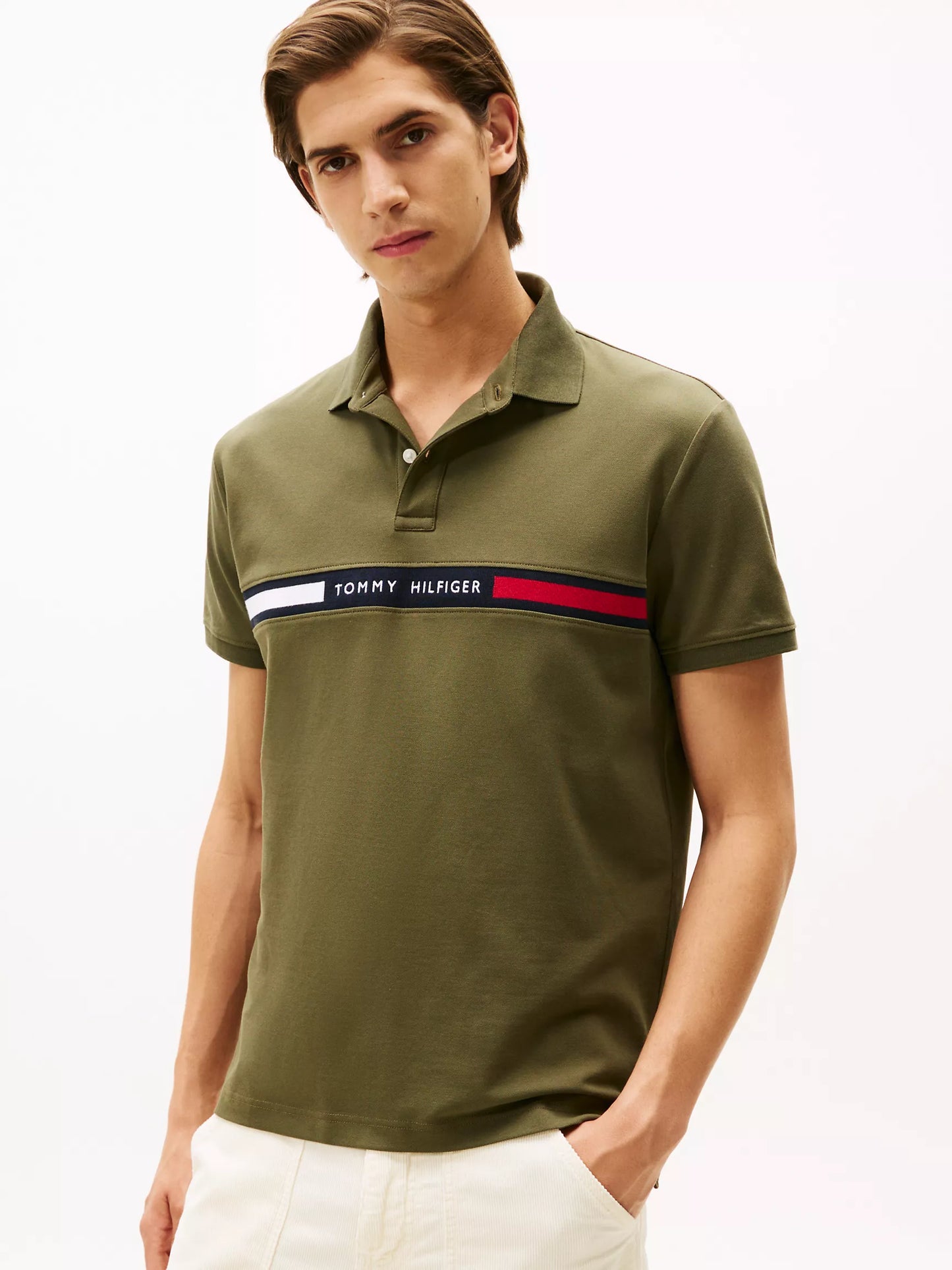 Polo Regular fit Embroidered Stripe Tommy Hilfiger