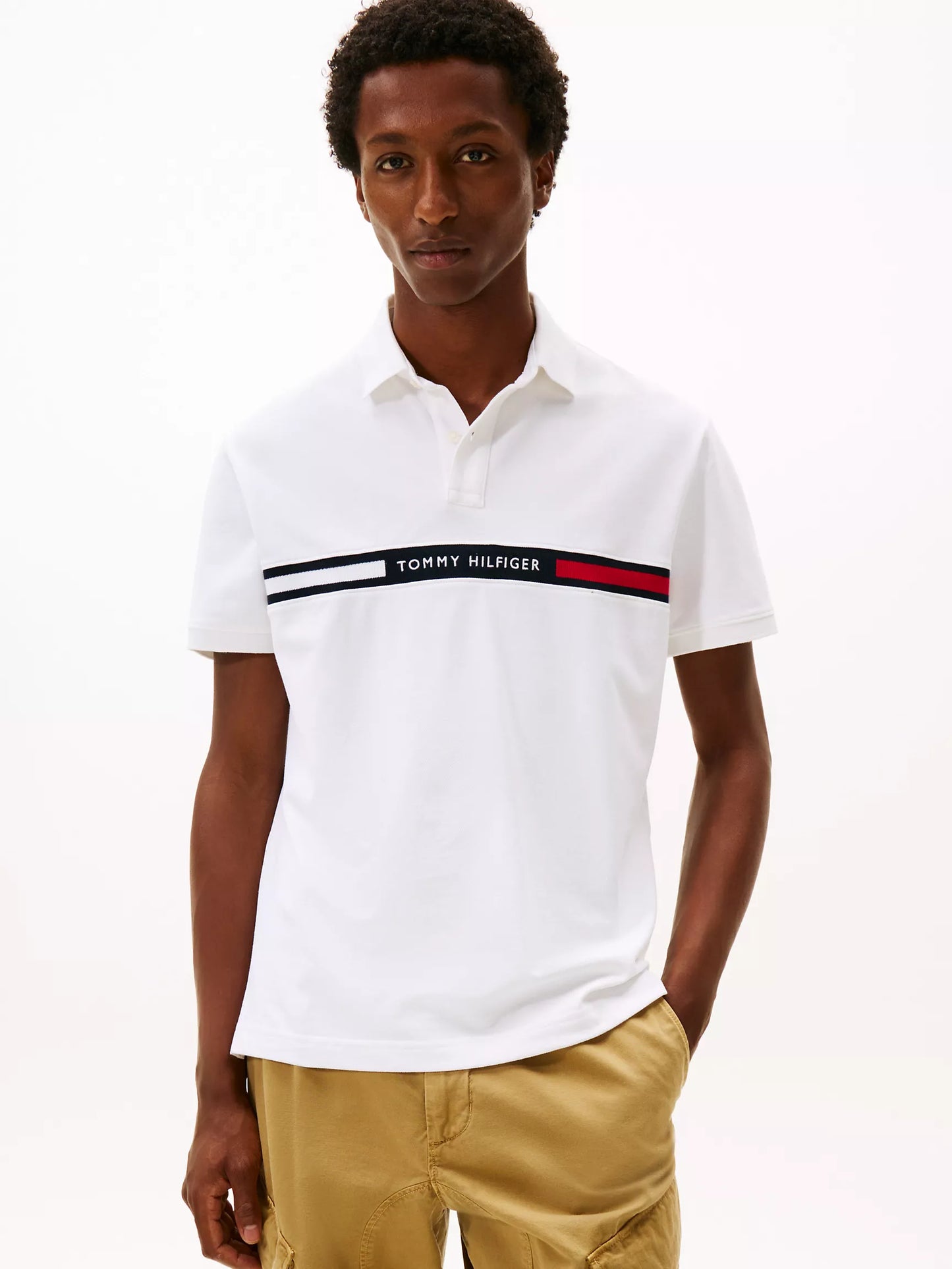 Polo Regular fit Embroidered Stripe Tommy Hilfiger