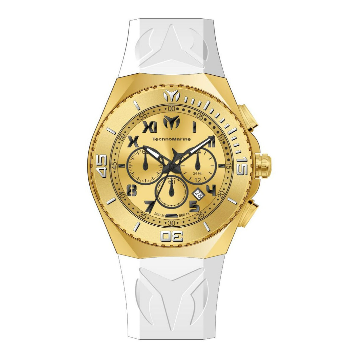 Reloj TechnoMarine Manta Ocean Dorado Para Hombre 48mm